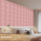 Heikki 30 Pack 3D Wall Panel for Interior Wall Décor, PVC Flower Textured Wall - Image 5