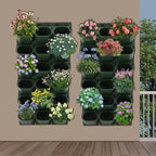 Vertical Wall Planter with 36 Pots, Hanging Garden Plant Flowerpot Holder - Image 6