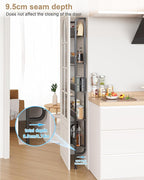 UMDONX Behind The Door Bathroom Shelf Narrow 5-Tier, Space-Saving Slim Storage - Image 3