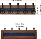 SKOLOO Rustic Wall Mounted Coat Rack - Image 7