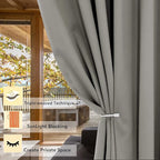 BONZER Room Divider Curtain Total Privacy Wall Wide Grommet Room Darkening - Image 2
