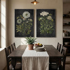 Large Framed Vintage Botanical Wall Art - Image 3