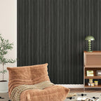 197"x23.6" 3D Wood Panels for Interior Wall Decor Peel and Stick Acoustic Wood - Image 2