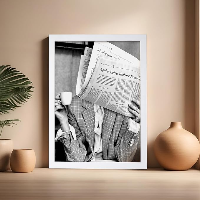 Poster Master Woman Reading Newspaper - Image 5