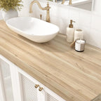 WESTICK Light Wood Grain Contact Paper Peel and Stick Countertops Waterproof - Image 3