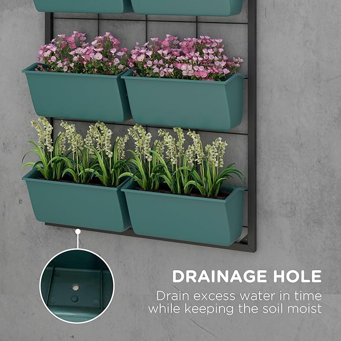 Outsunny 3-Tier Wall Planter - Image 5