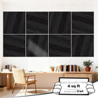 Mollywell Art Acoustic Wall Panels, 24x24 Inch 8 Pack, Wood Veneer, Sound - Image 2