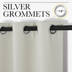 NICETOWN Thermal Insulated Grommet Room Darkening Curtains/Draperies/Panels - Image 2