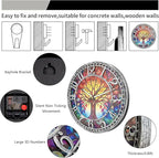 WANGIRO Tree of Life Wall Clock 12inch Silent Movement Clock Precise - Image 4