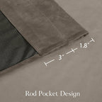 NICETOWN 120 inches Velvet Curtains - Image 2