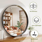 36 Inch Round Bathroom Mirror - Image 5