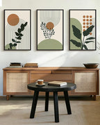 PHOPAGO Boho Plant Wall Art Green Botanical Bohemain Framed Wall Printing - Image 8