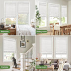 LazBlinds Cordless Bamboo Roman Shades, Privacy Blinds - Image 5