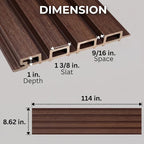 From Plain to Beautiful in Hours WPC Exterior Wall Slat Panels Waterproof - Image 2