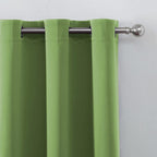 LEMOMO Light Green Thermal Blackout Curtains/52 x 95 Inch/Set of 2 Panels Room - Image 7