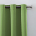 LEMOMO Blackout Curtains 66 x 95 inch/Light Green Curtains Set of 2 - Image 7