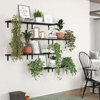 DOLLFIO Floating Shelves, 8 Sets Wooden Floating Shelves - Image 4