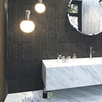 FunStick Black and Gold Geometric Wallpaper Peel and Stick Modern Faux - Image 2