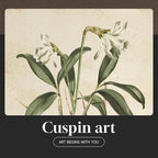 Framed Botanical Wall Art for Living Room, 4 Piece Rustic Floral Canvas - Image 5
