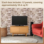 12 Pack 38.6" x 18.9" Peel and Stick 3D Faux Stone Wall Panels PVC Lightweight - Image 7