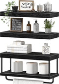 QEEIG Bathroom Floating Shelves Over Toilet by QEEIG