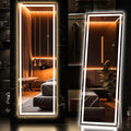 Hasipu Full Length Mirror with Lights, Full Body Dressing Standing, Hanging by Whatssuitableisthebest