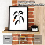 Floating Shelves for Wall Decor, Wall Mounted Wood Storage Shelf for Bedroom - Image 6