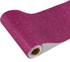 CRE8TIVE Deep Pink Glitter Wallpaper Border Peel and Stick Wall Border Stickers by CRE8TIVE