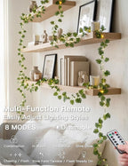 suddus Vines with Fairy Lights Battery & USB Powered Operated, 33ft 100 LED - Image 3