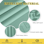 NICETOWN Room Darkening Short Curtain 54 inches Long - Image 3