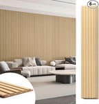 Art3d 6-Piece Wood Slat Panels for Stylish Interior Decor and Ceiling Decoration by Art3d