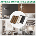 3 Pack Sample Set 3D Acoustic Slat Panels, 4.72" x 5.9" Sound Absorbing Wood - Image 3