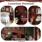 Dimoon 118"x17.7" Peel and Stick Wallpaper Dark Red Contact Paper - Image 4