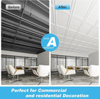 Art3d Drop Ceiling Tiles 48x24, Decorative PVC Ceiling Panels, Waterproof - Image 3