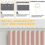 AJAZZ 100% Blackout Accordion Doors Interior Accordion Doors - Image 6