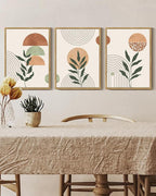 PHOPAGO Boho Wall Art Sage Plant Botanical Bohemain Framed Wall Printing - Image 2
