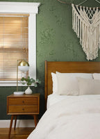 Erfoni 118"x17.7" Peel and Stick Wallpaper Green Thicken Floral Embossed Stick - Image 4