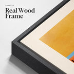 Large Framed Colorful Abstract Wall Art - Image 5