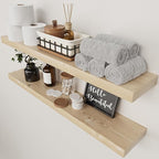 BAOBAB WORKSHOP Wood Floating Shelves by BAOBABWORKSHOP