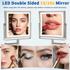 Ruacq Rechargeable Wall Mounted Makeup Mirror - Image 5