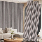 4 Pack Wood Panels for Wall, 106.3" × 11" Wood Slat Acoustic Panels for Wall by Ritollo