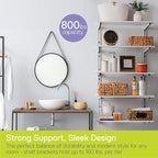 Delta Minimalistic White Shelf Brackets Cycle, Holds Up to 800 lbs, Modern - Image 2