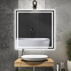 Ratsamee 30x30 Inch LED Bathroom Mirror by RATSAMEE