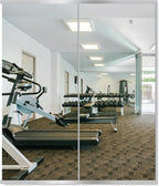 Delma Home Gym Mirror, Large Full Body Tempered Glass Frameless, Wall-Mounted by Delma