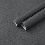 Heroad Grey Peel and Stick Wallpaper Modern Contact Paper Dark Grey and Black by HeroadBrand