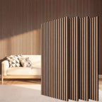 TONOR Wood Slatwall Panels, 4 Pack 47.2" x 23.6"/ 120 x60cm Acoustic Wall Panels by TONOR