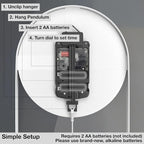 Driini Modern Pendulum Wall Clock - Image 6