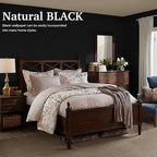 Dimoon 236''x17.7'' Black Peel and Stick Wallpaper Contact Paper Modern Self - Image 6