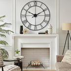 CLXEAST 30 Inch Large Wall Clock Modern, Oversized Roman Numeral Decorative - Image 7