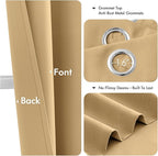 MIULEE Blackout Curtains for Bedroom Living Room 2 Panels, Thermal Insulated - Image 4